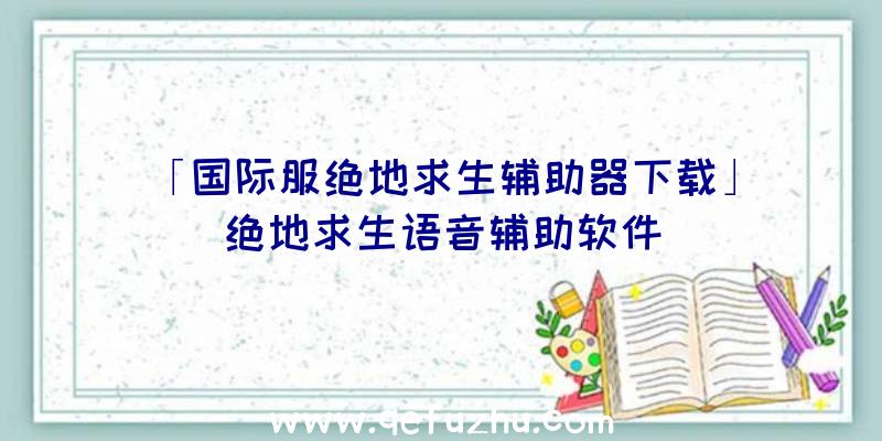 「国际服绝地求生辅助器下载」|绝地求生语音辅助软件